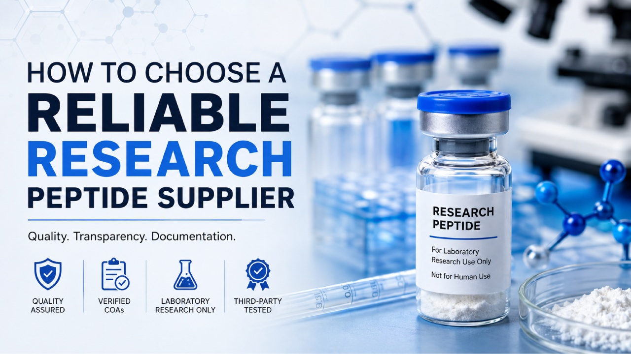 How to Choose a Reliable Research Peptide and Compound Supplier